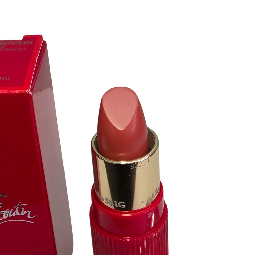 Christian Louboutin Rouge Lipstick Sooo Glow On The Go Papaya Nouba NEW Travel - Picture 5 of 16